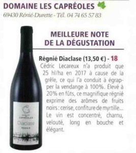 Beaujolais aujourd'hui Mai 2019 Focus Diaclase